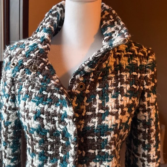 Arden B Textured Wool Blend Coat - Picture 2 of 8